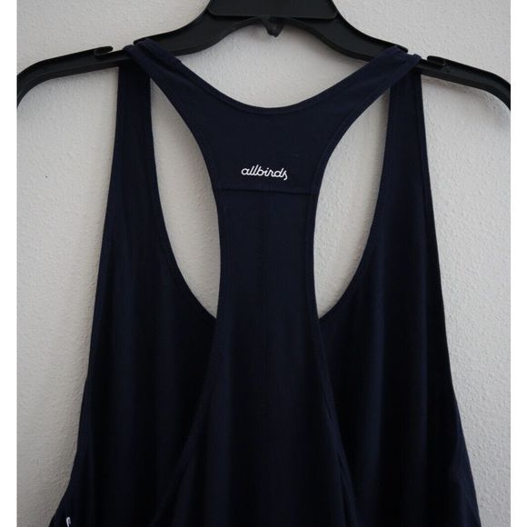 allbirds AK0013W003 Women's Sz Large True Navy Blue Natural Flow Studio Tank Top - Picture 2 of 9